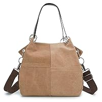 Xmiral Crossbody Bag Zipper Canvas Shoulder Bag Women Girl Outdoor Pure Color Hand Bag Travel Bag