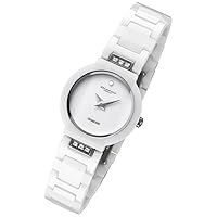 Cirros Luxury Ladies White Ceramic Watch with Diamond Model 2280WL