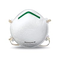 Honeywell 14110388 N1105 N95 SAF-T-FIT Plus Particulate Respirator, Molded Cup, Medium/Large (Pack of 20)