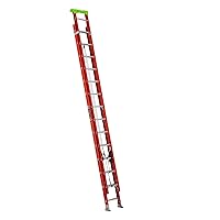 Louisville Ladder 28-Foot Fiberglass Extension Ladder with Pro Top, 300-Pound Capacity, L-3022-28PT
