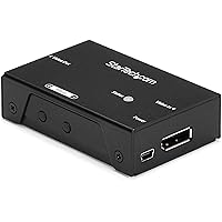 StarTech.com DisplayPort Signal Booster - DisplayPort to DisplayPort Video Signal Amplifier - 4K 60Hz DisplayPort Extender (DPBOOST)