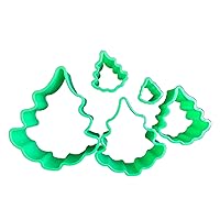 Cookie Molds,Chocolate Silicone Molds,Christmas Tree Digital Symbol Baby Hand Cookie Molds Pocket Pie Press Mold Fall Pie Maker Dough Press Mold for Baking