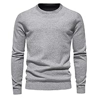 Thickness Pullover Men O-Neck Solid Long Sleeve Warm Slim Sweaters Men's Sweater Pull Male Bottoming Shirt