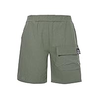 Boys Classic Cotton Cargo Shorts Kids Athletic Summer Pull On Cargo Shorts Activewear
