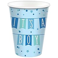 Amscan It's a Boy Paper Cups - 9 oz. | Blue | 8 Pcs.