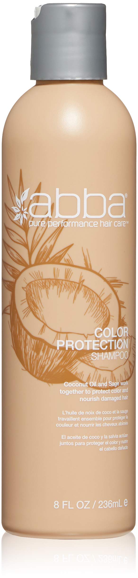 ABBA Color Protection Shampoo, Coconut & Sage, Sulfate & Paraben-Free
