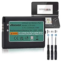 Hisewen 3DS Battery,1350mAh CTR-003 CTR003 Battery for Nintendo 3DS 2DS XL 2DS Game Console (Not for New 3DS and 3DS XL)