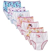 My Little Pony Girls' 100% Combed Cotton Underwear Multipacks in Sizes 2/3tt, 4t, 4, 6 and 8
