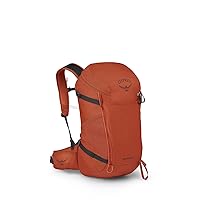 Osprey Skarab 30L Men's Hiking Backpack with Hydraulics Reservoir, Firestarter Orange