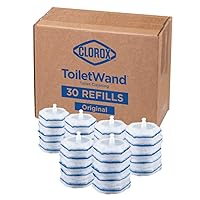 ToiletWand Disinfecting Refills, Disposable Wand Heads - 30 Count (Package May Vary)
