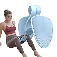 Thigh Master - Thigh Toner, Pelvic Floor Trainer, Kegel Trainer & Butt, Leg, Arm Toning Master Equipment for Home Gym Workout (Light Blue)