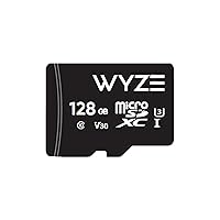Wyze Expandable Storage 128GB MicroSDXC Card Class 10, Black