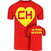 ShirtBANC Chespirito Chapulin Colorado Mens Shirt - CH Heart Tee Chavo del Ocho
