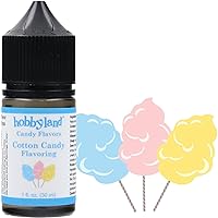Hobbyland Candy Flavors (Cotton Candy Flavoring, 1 Fl Oz) Use as an ingredient in the preparation of food and beverage.