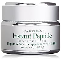 Earthen Instant Peptide Wrinkle Reducer Moisturizer Cream - for Normal to Oily Skin, Nourishes Skin (1.7 Ounce)