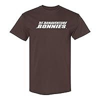 St. Bonaventure University Bonnies Basic Block, Team Color T Shirt