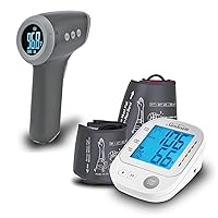 Forehead Thermometer & Pro Upper Arm Blood Pressure Monitor