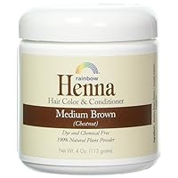 Henna Hair Color and Conditioner, Persian Brown Chestnut, 4 Ounce (HEN40004)