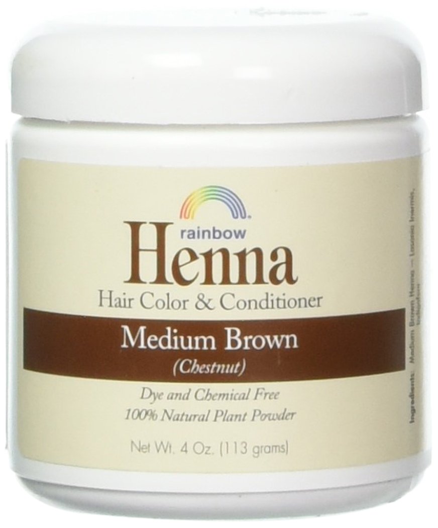 Rainbow Research Henna Hair Color and Conditioner, Persian Brown Chestnut, 4 Ounce (HEN40004)
