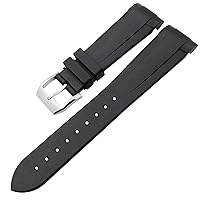 Rubber Watchband 22mm Silicone Watch Strap For Tudor Heritage Black Bay Pelagos Waterproof Bracelets
