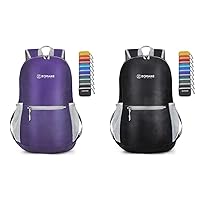 ZOMAKE Daypack Backpack 20L, Purple, Small