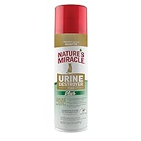 Nature's Miracle Urine Destroyer Plus for Dogs, 17.5 Ounces, Foaming Aerosol for Tough Urine Messes