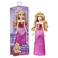 Disney Princess Royal Shimmer Aurora Doll, Fashion Doll with Skirt and Accessories, Toy for Kids Ages 3 and Up, Pink