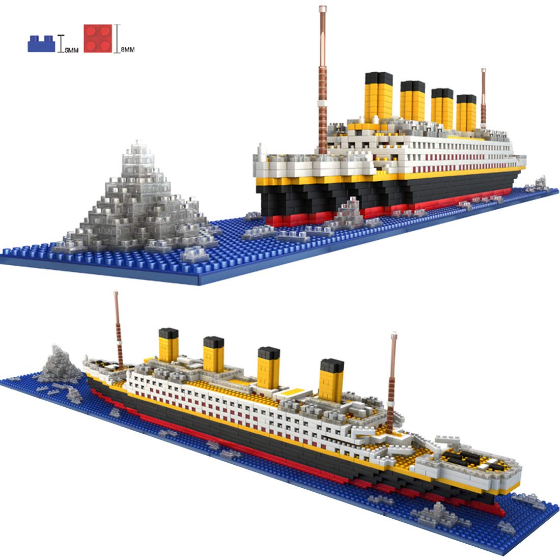 Mua Yavso Titanic Building Block Model, 1860 Piece Titanic Ship Model Kit,  Large Gift for Adults and Children trên Amazon Đức chính hãng 2023 |  Giaonhan247
