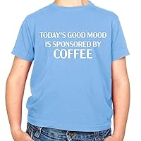Today's Good Mood Sponsored by Coffee - Childrens/Kids Crewneck T-Shirt