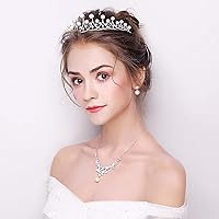 Baroque Pearl Tiara Crown Cake Topper Wedding Bridal Queen Birthday Headband