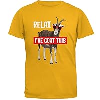 Animal World Relax I've Goat Got This Mens T Shirt