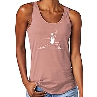 Women's Warrior Girl Relaxed-Fit Triblend Yoga Tank Top