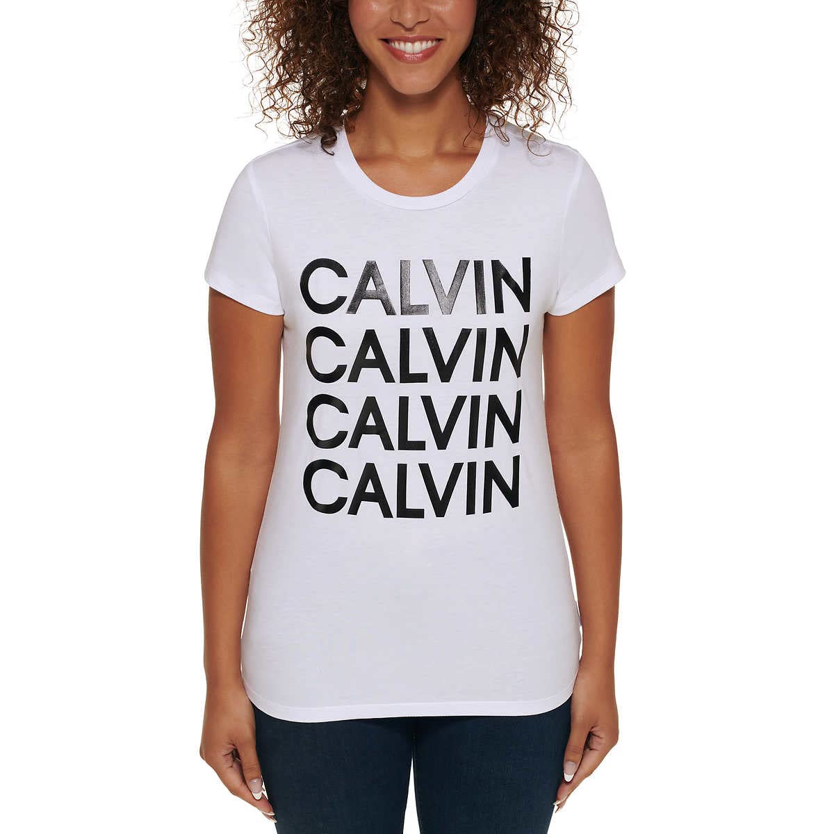 Mua Calvin Klein Jeans Ladies' Logo Crewneck Tee | Womens Summer Tops Graphic  Tees | Womens Short Sleeve Tops trên Amazon Mỹ chính hãng 2023 | Fado