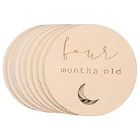 14pcs Milestone Card Newborn Months Signs Newborn Photo Props Wood Hollow Out Baby Gift