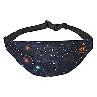 Star Constellation Map Fanny Pack for Men Women Crossbody Bags Fashion Waist Bag Chest Bag Adjustable Belt Bag