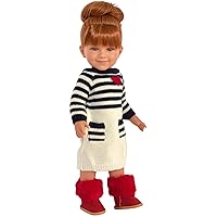 Cozy Knit Valentine's Day Dress Fits 18 Inch Girl Dolls and Kennedy and Friends Dolls- 18 Inch Doll Clothes
