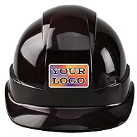 Custom Construction Work Safety Helmet 6 Pt. Ratchet Suspension Hard Hat with Vents