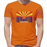 Arizona Barcode Style Flag - Mens Premium Cotton T-Shirt