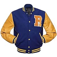 Riverdale Jacket Archie Andrews KJ APA Varsity Letterman R Bomber wool jacket