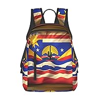 Arizona Flag-Standard Print Simple And Lightweight Leisure Backpack, Men'S And Women'S Fashionable Travel Backpack