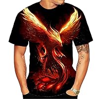 Men's Tees-Soft Fitted Cool Design Graphic T Shirt