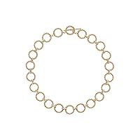 LAUREN Ralph Lauren Rope Link Collar Necklace Gold One Size