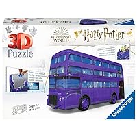 Ravensburger Harry Potter Knight Bus 3D Jigsaw Puzzle for Kids Age 8 Years Up - 216 Pieces - No Glue Required