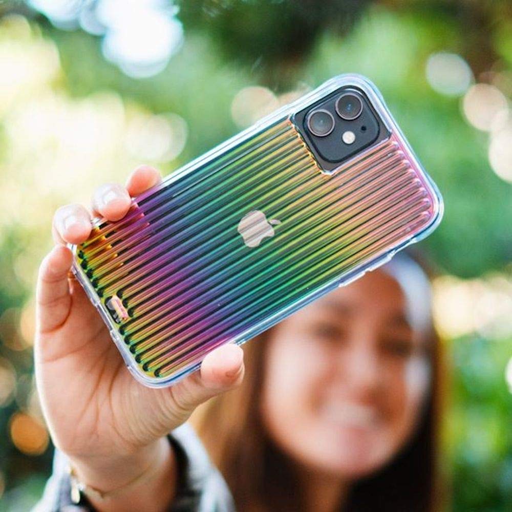 Case-Mate - TOUGH GROOVE - Case for iPhone 11 - Multi-Colored - 6.1 inch - Iridescent
