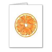 Orange Slice - Set of 10 Note Cards With Envelopes