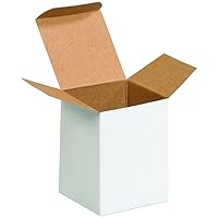 Aviditi White Folding Gift Boxes, 3