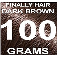 Finally Hair Building Fiber Refill 100 Grams Dark Brown Hair Loss Concealer by Finally Hair (Dark Brown w/touch of red) *** SEE PICTURES - We have 2 different dark brown shades ***