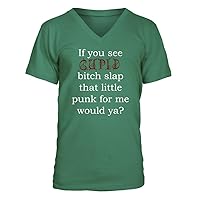 Bitch Slap Cupid for Me #64 - Adult Men's V-Neck T-Shirt