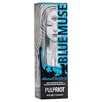 Pulp Riot Semi-Permanent Neon Electric Hair Color 4oz- BLUE MUSE