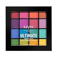 NYX PROFESSIONAL MAKEUP Ultimate Shadow Palette, Eyeshadow Palette - Brights